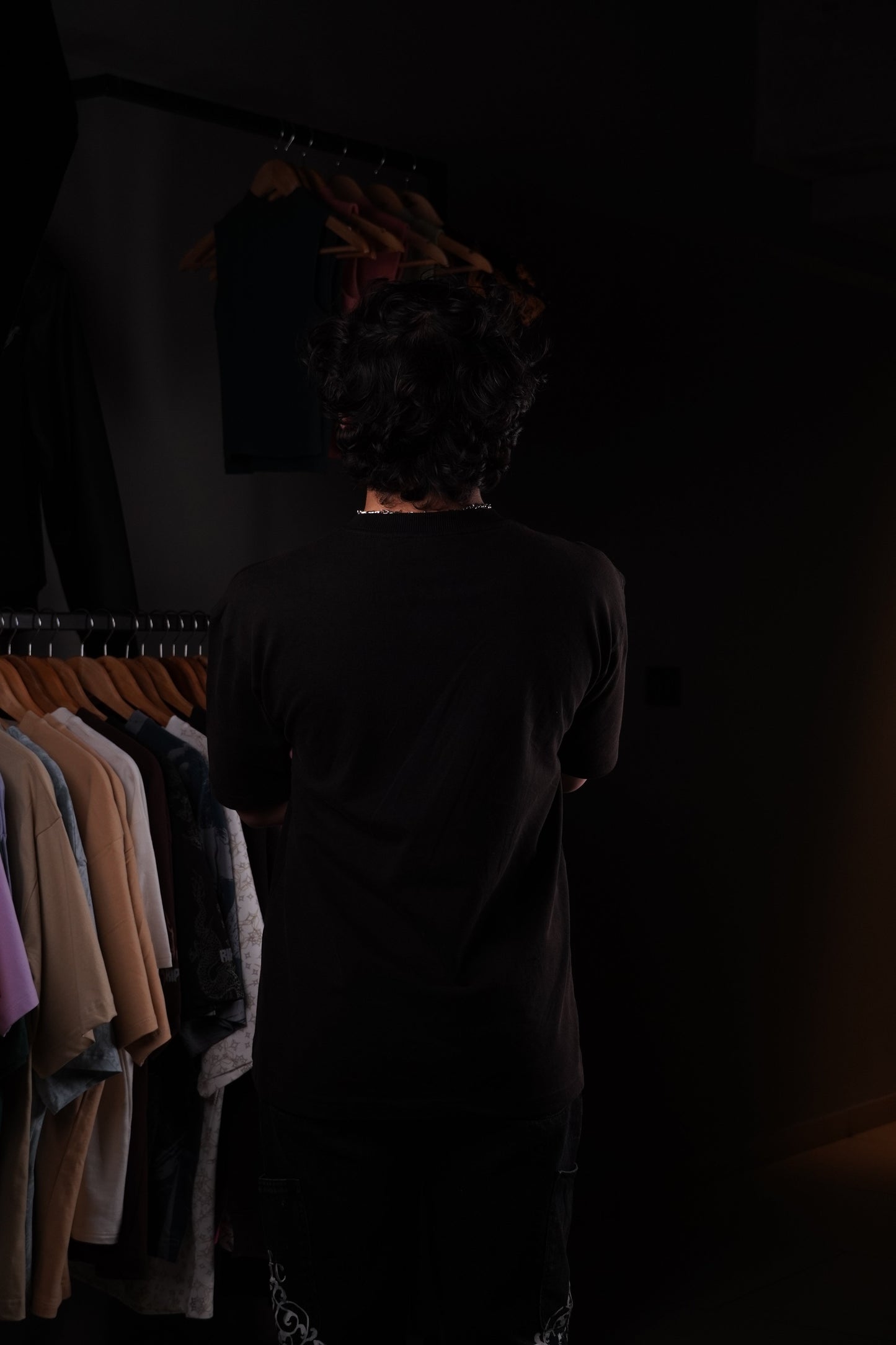 Black vintage tee