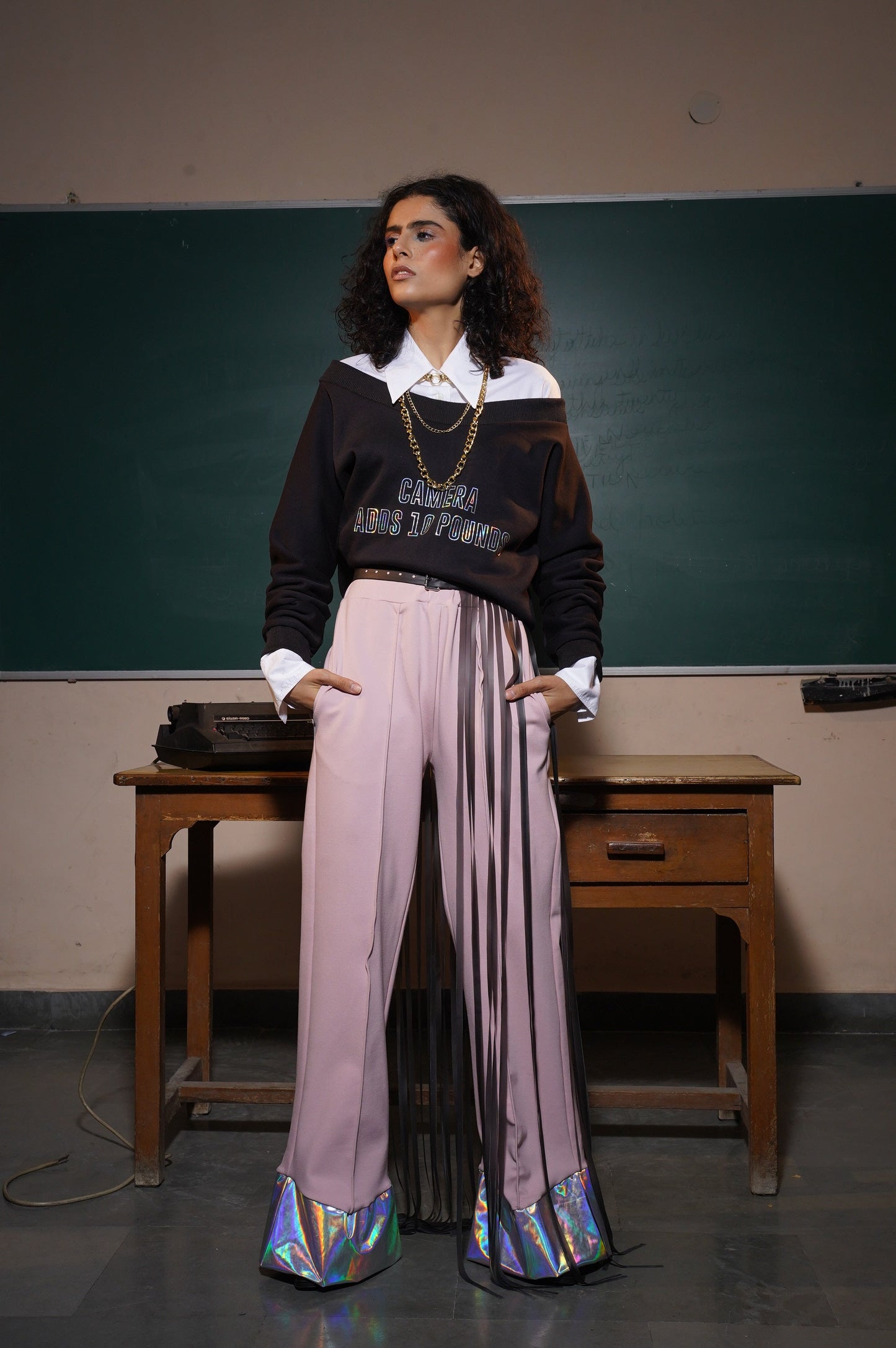 Flare Holographic Pants