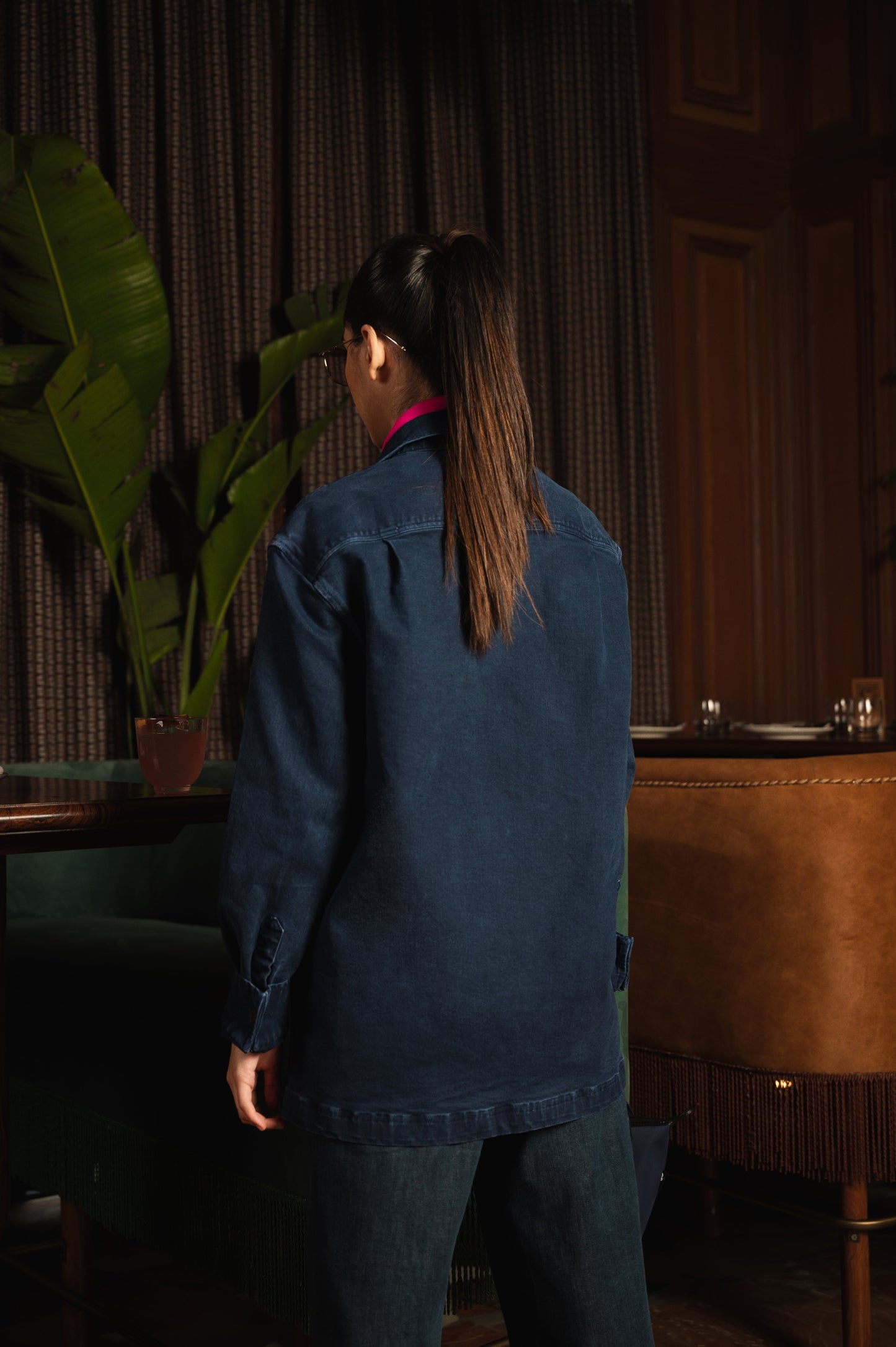 Unisex Guilty Pleasure Denim Pullover In Blue