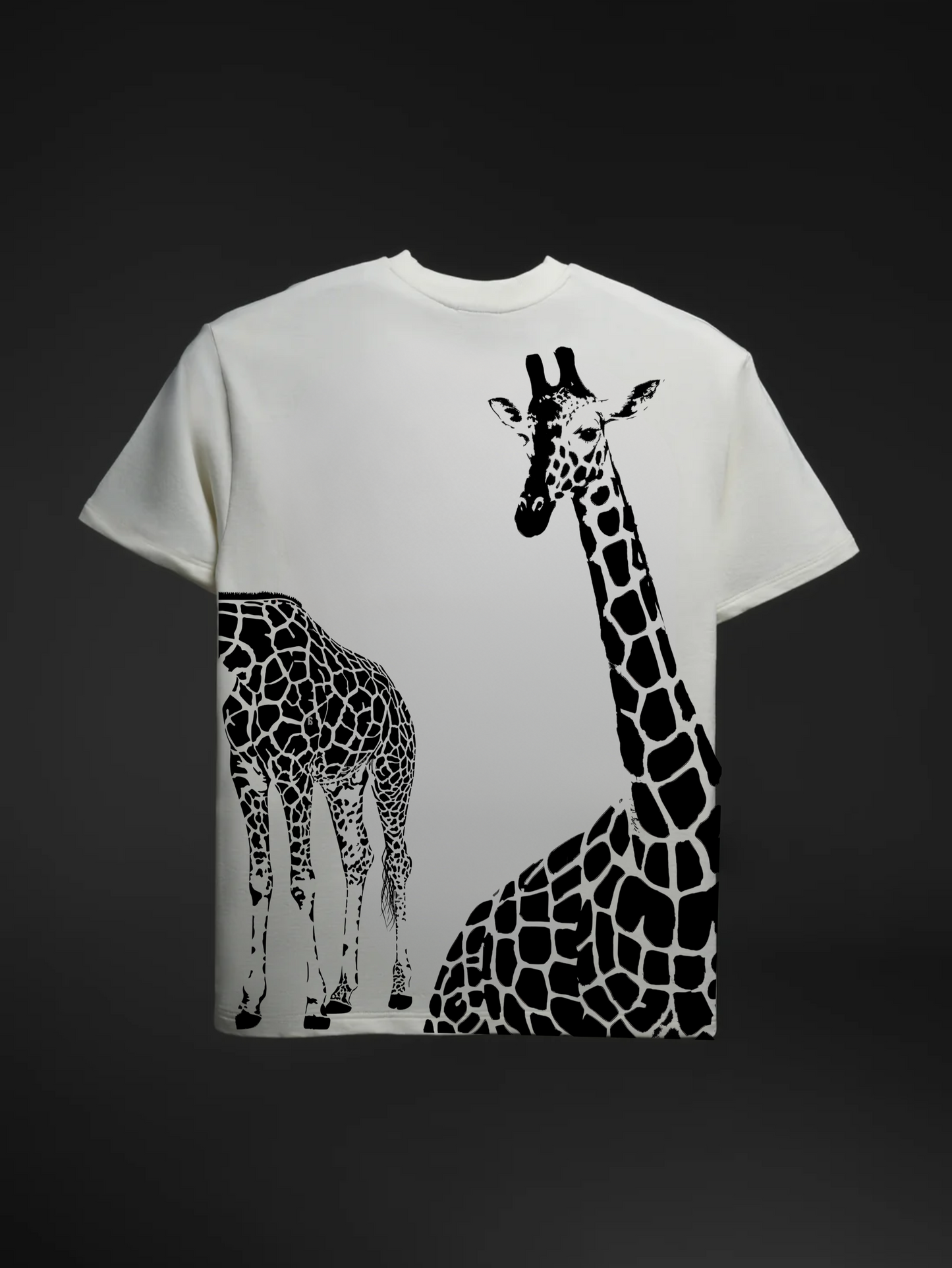 Unisex Giraffe off-white T-shirt