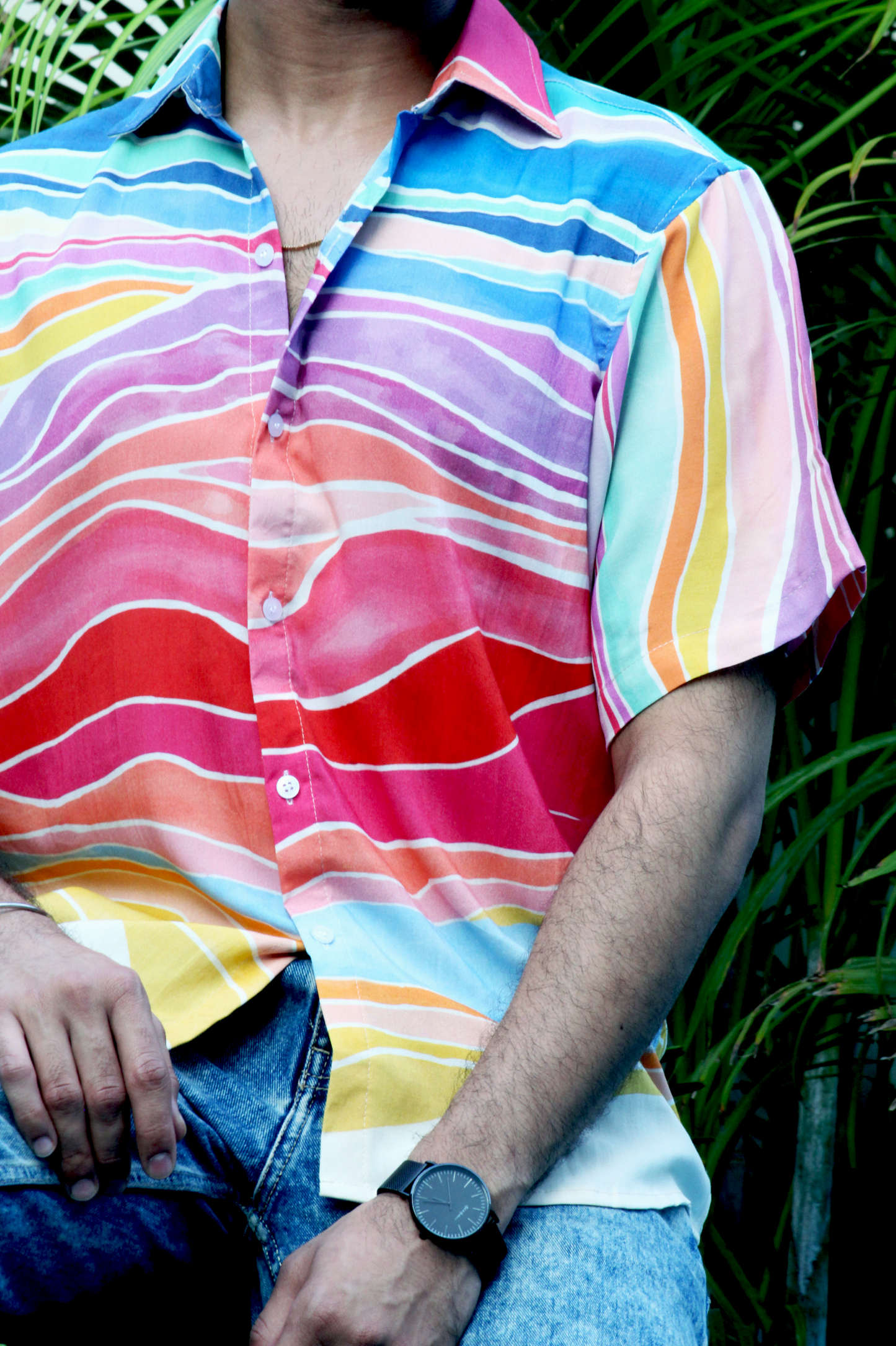 WAVY PRINTED SHIRT