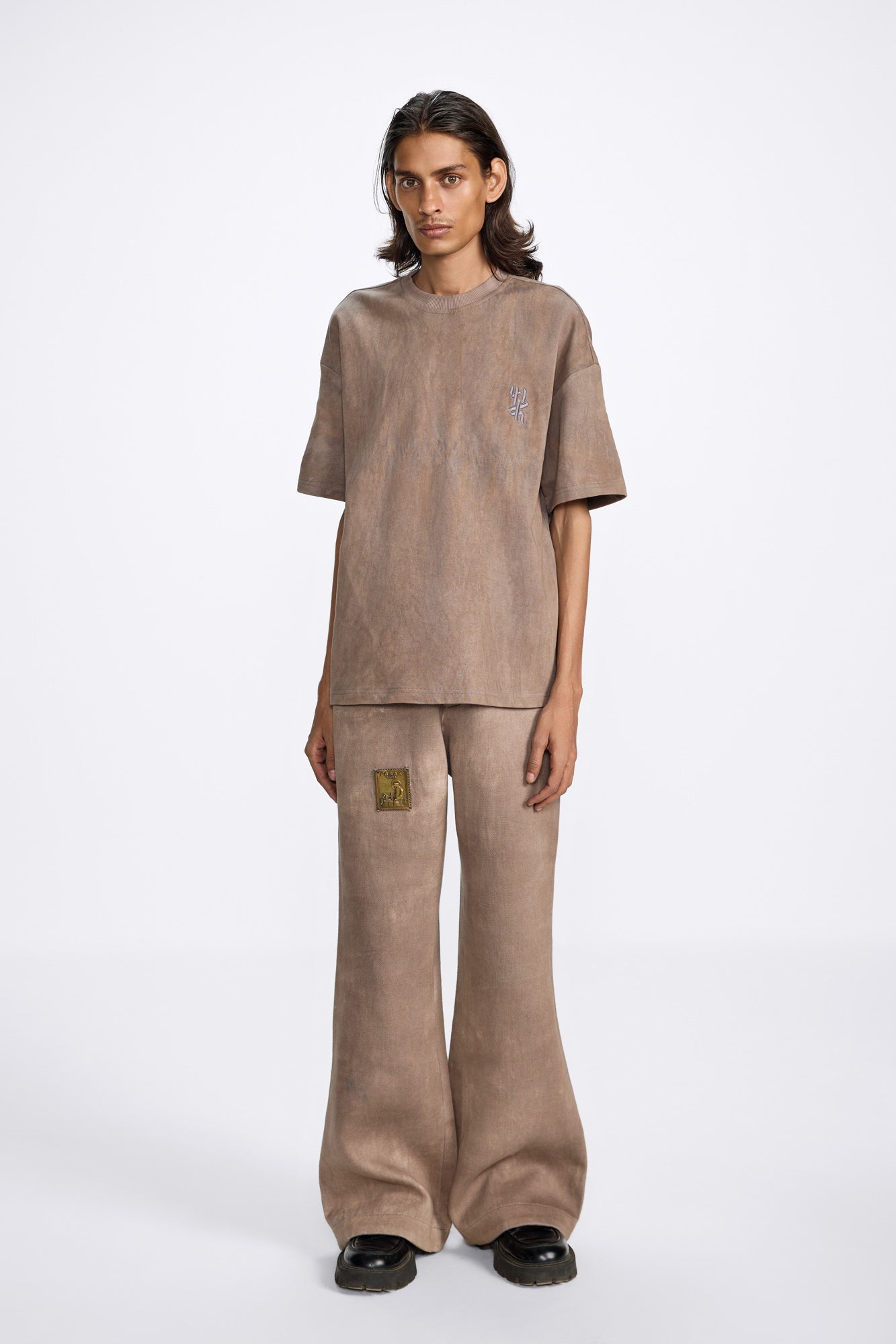 Basics Grey Bagru T-shirt