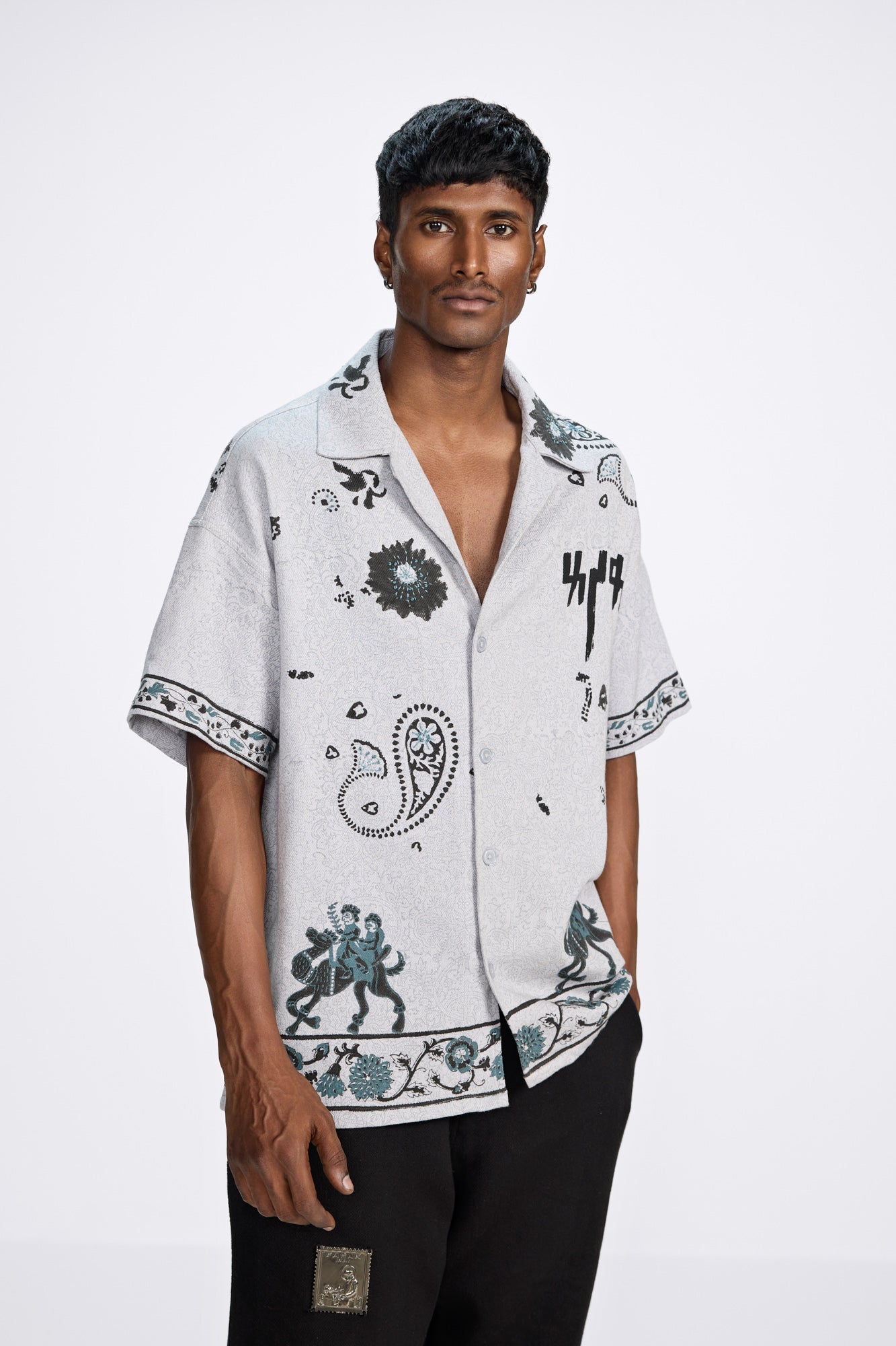 Raat ki Rani' Handmade Shirt