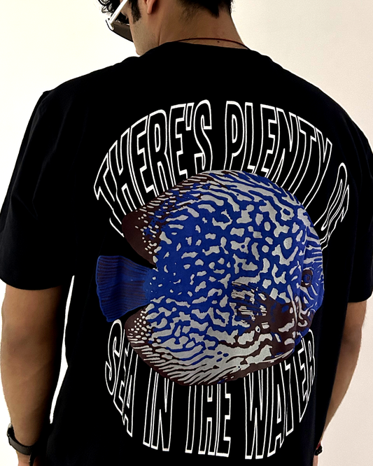Unisex SEA & THE FISH TEE - BLACK