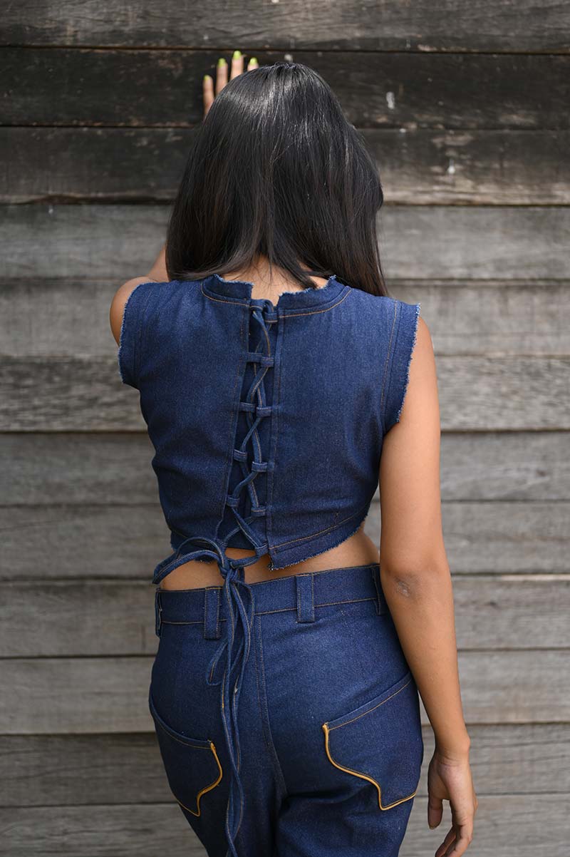 relax bra 2.0 denim set