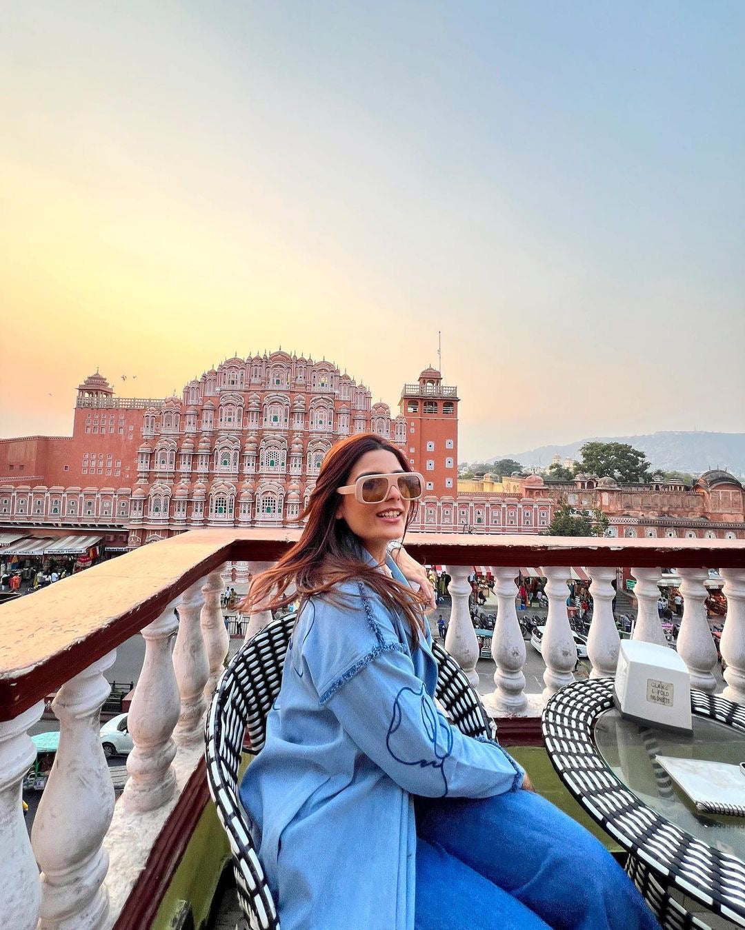 CONTRAST CORDING DUSTER