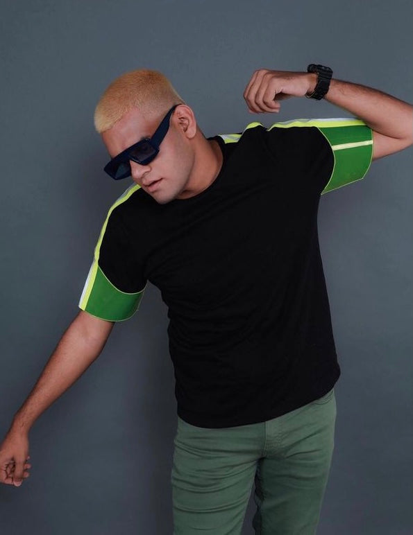 Unisex PVC Sleeve Reflective Tshirt