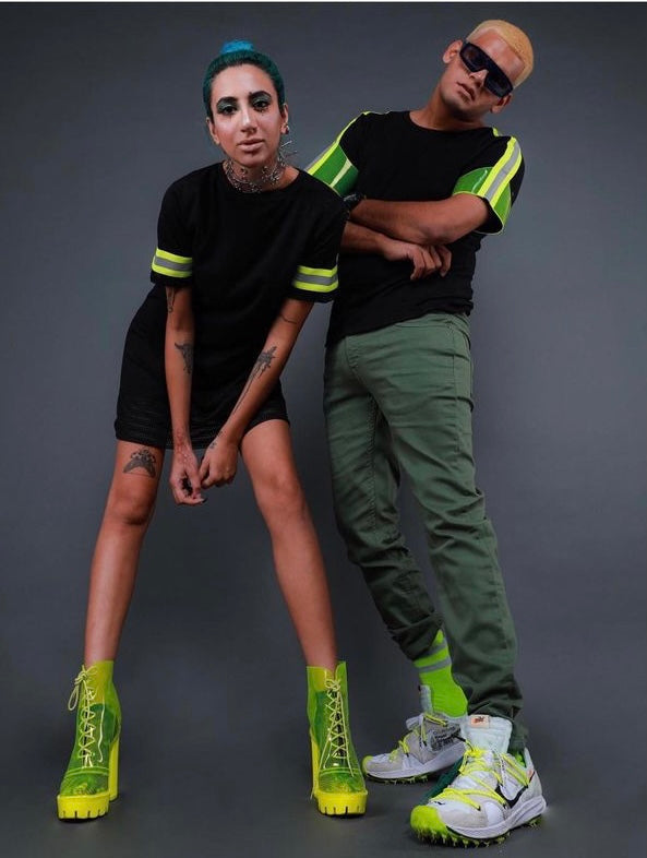 Unisex PVC Sleeve Reflective Tshirt