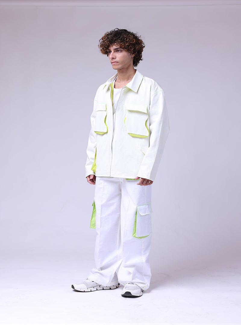 kid's river jacket white