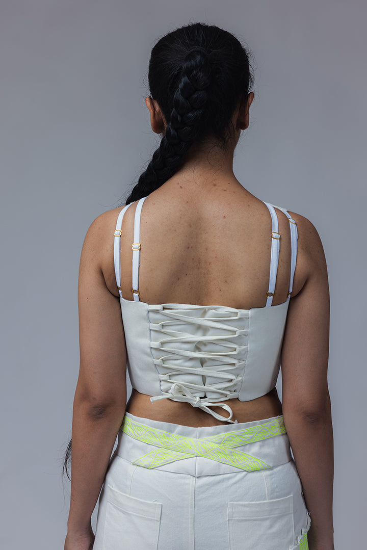 mayajaal off-white top