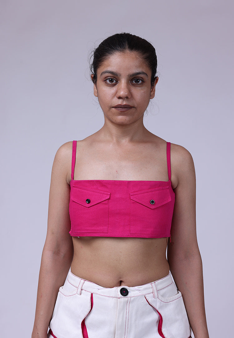 devil eye pocket top