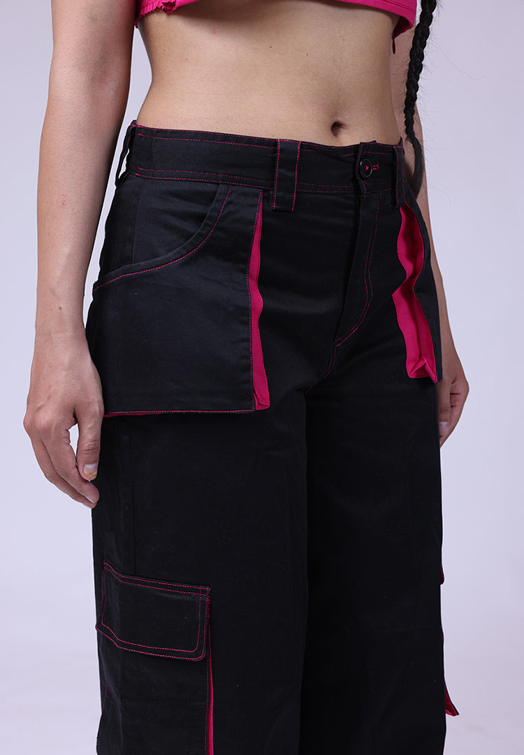 space utility pants black