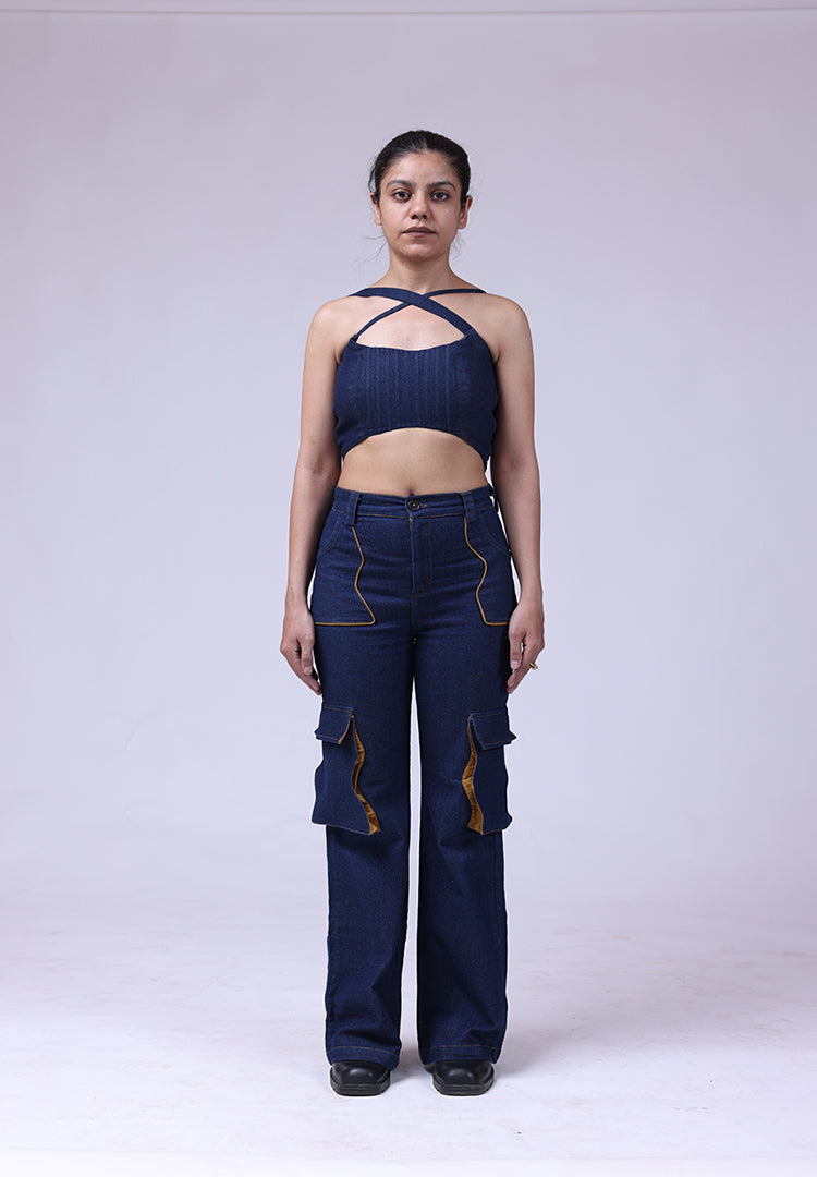 blue moon corset top