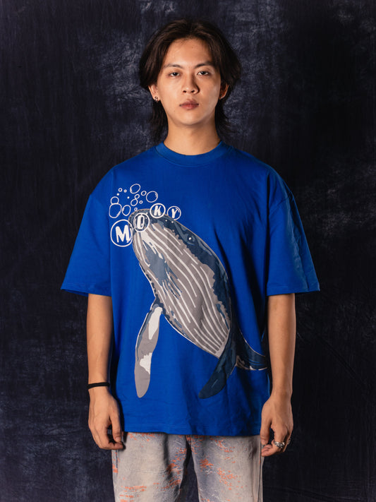 Blue Whale Designed T-shirt