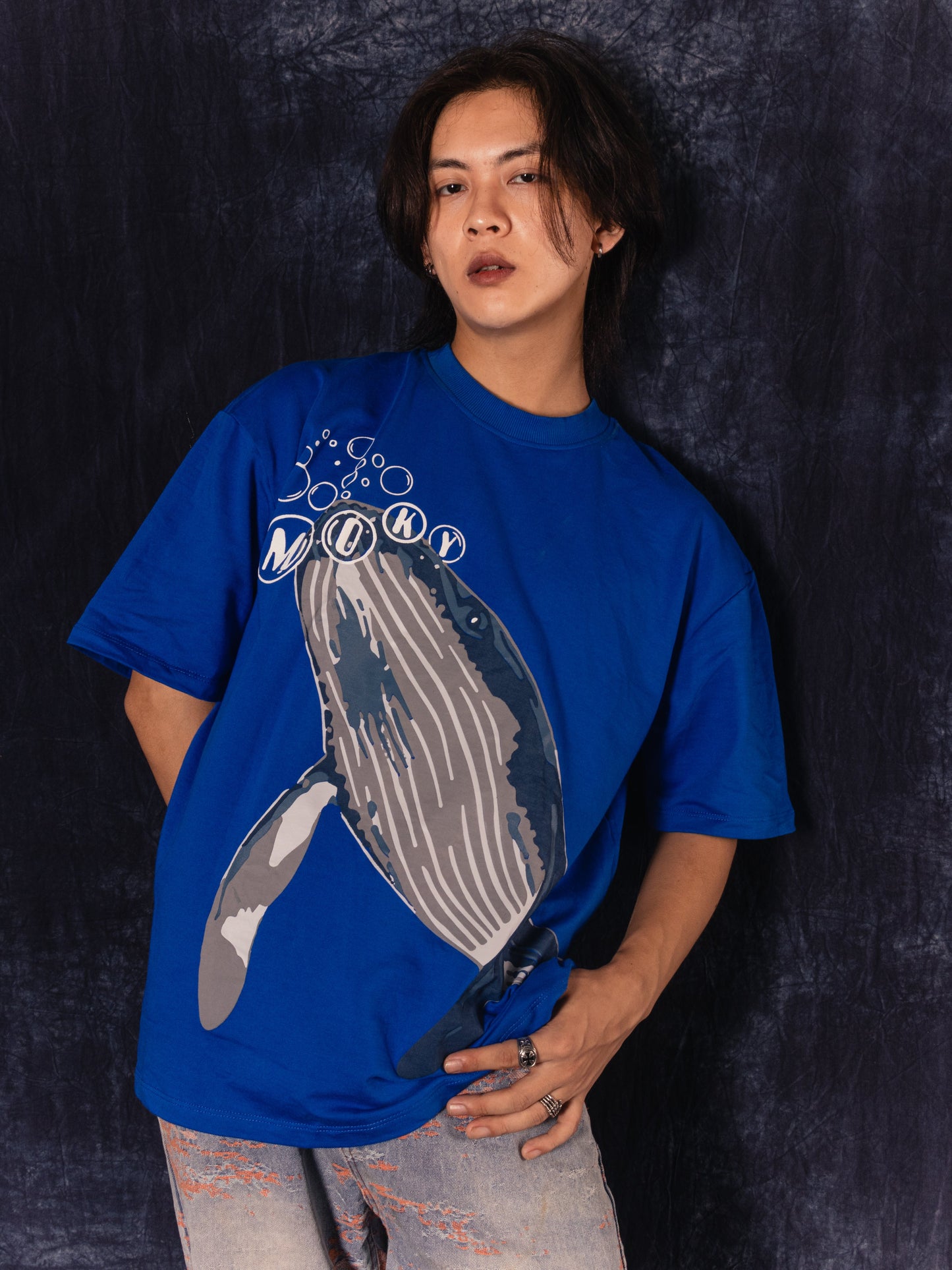 Blue Whale Designed T-shirt
