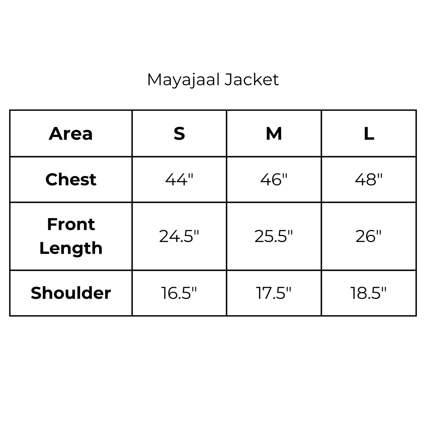 Unisex Mayajaal Jacket