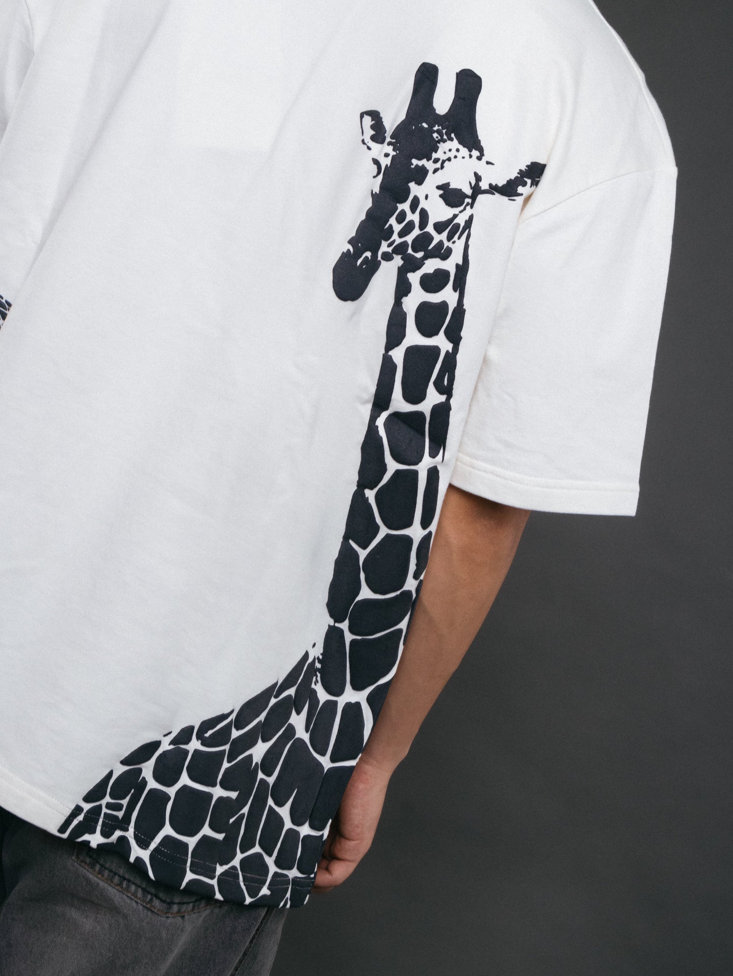 Unisex Giraffe off-white T-shirt
