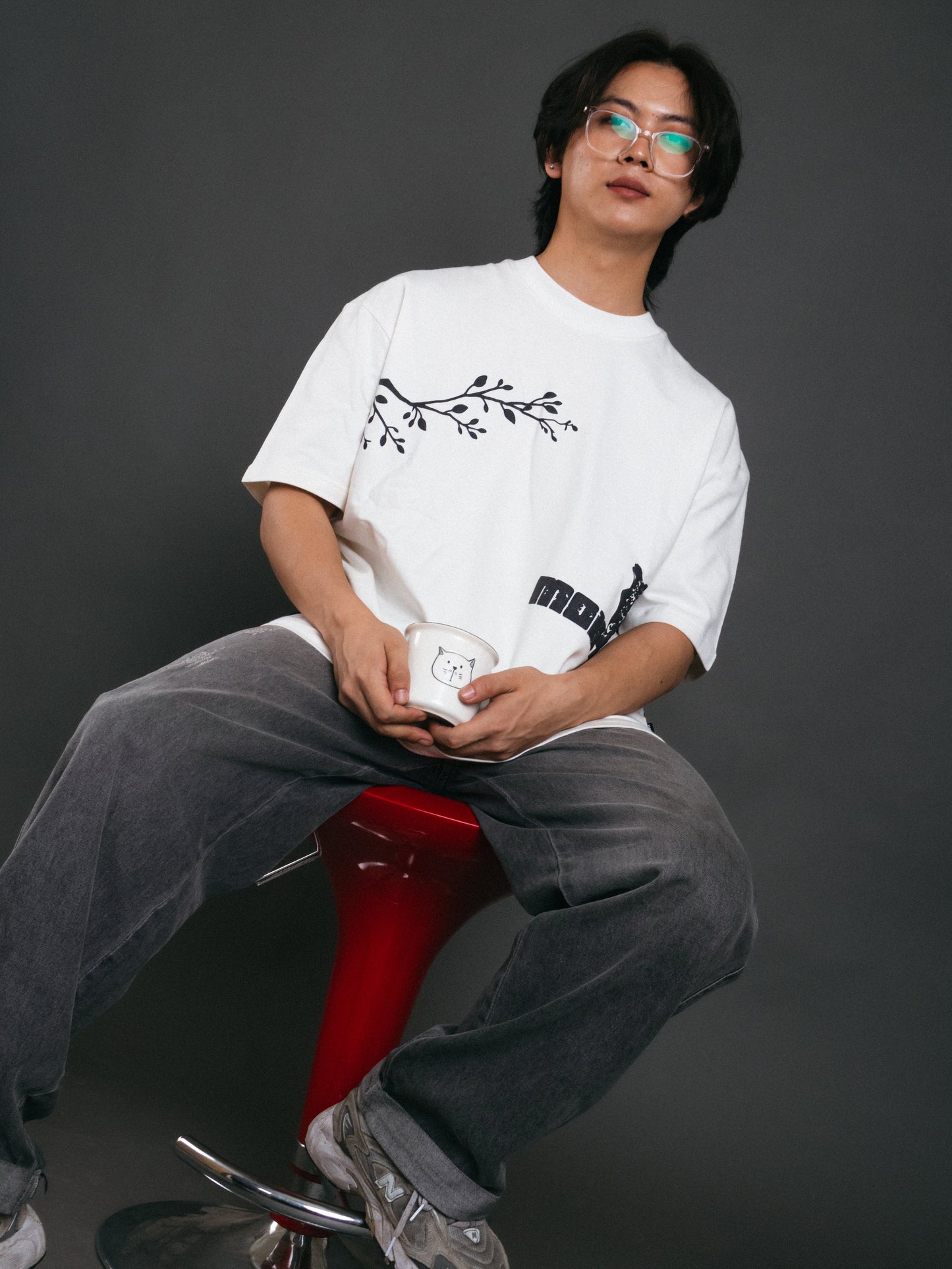 Unisex Giraffe off-white T-shirt