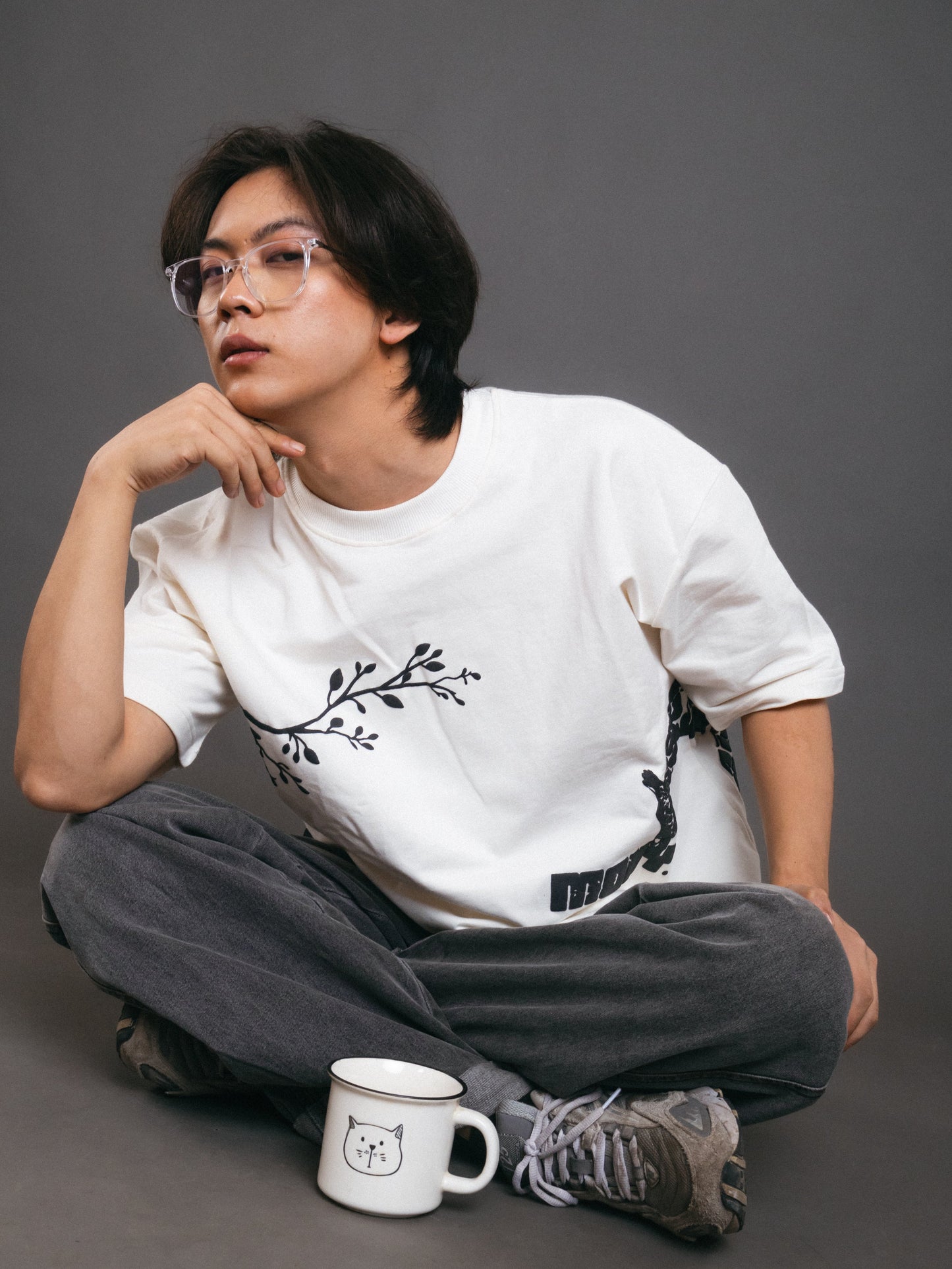 Unisex Giraffe off-white T-shirt
