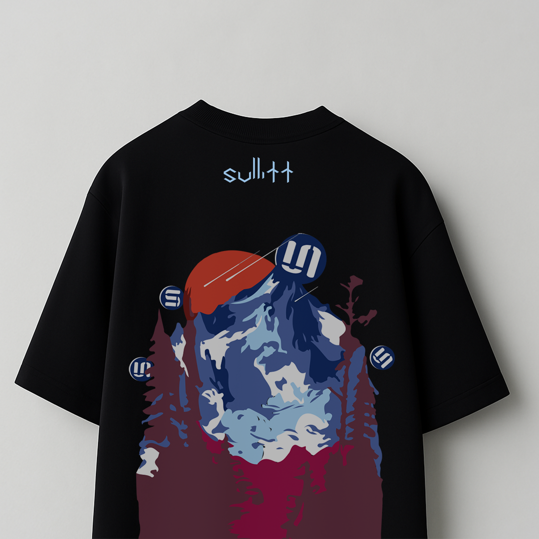 BLACK MOUNTAIN OVERSIZED T-SHIRT