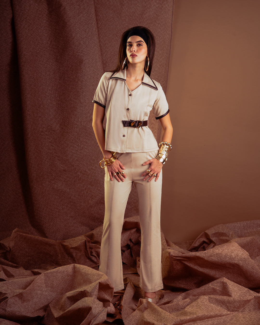 LEATHER UP COORD