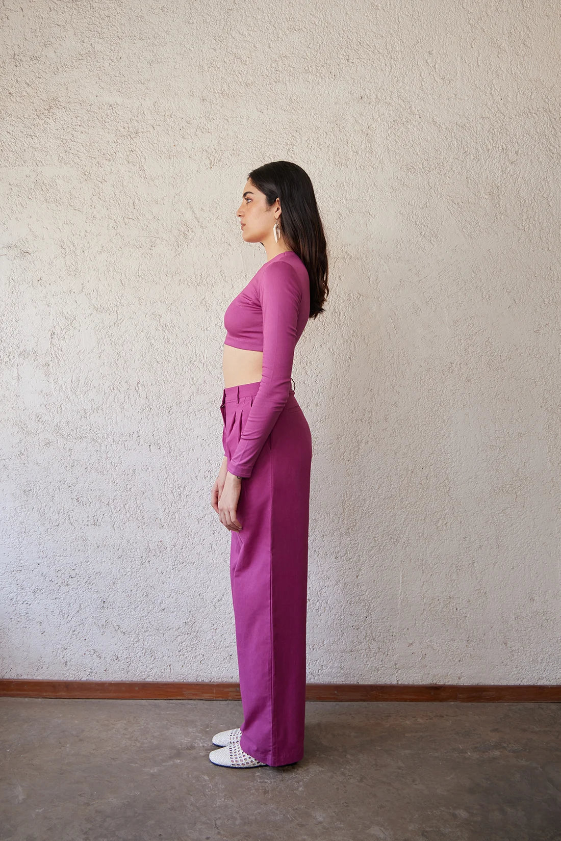 DOWNTOWN PANTS IN BERRY