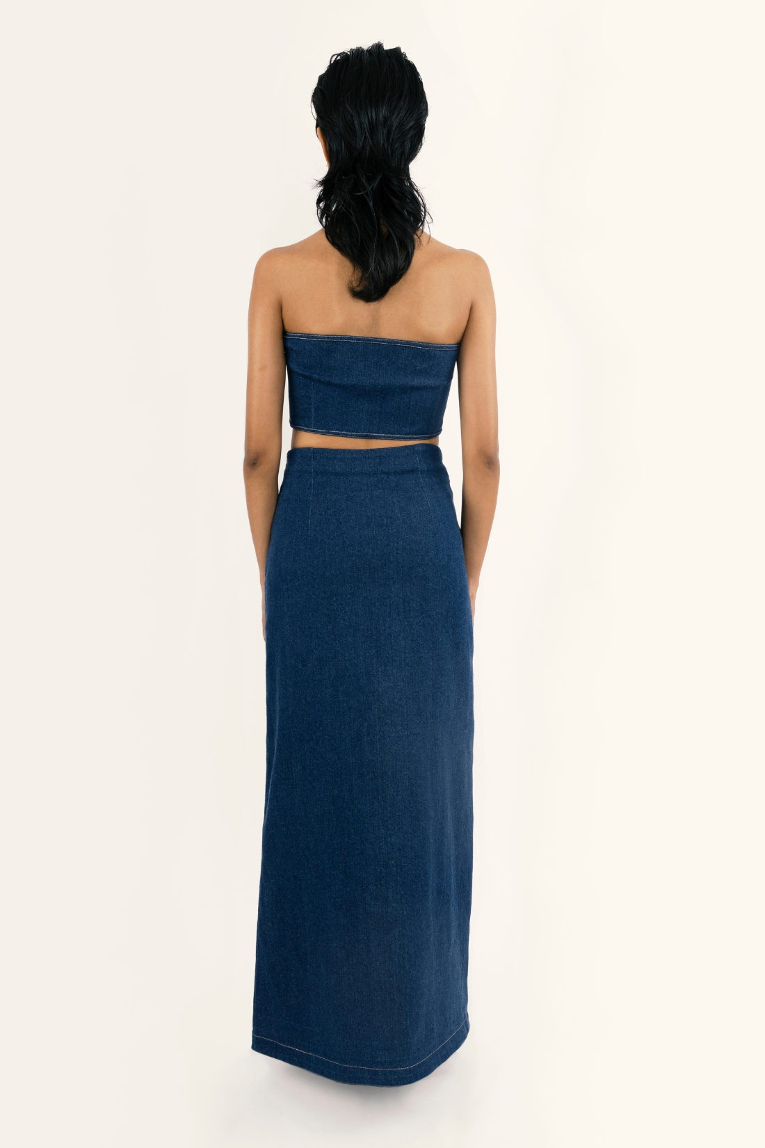 SEASONLESS DIAGONAL SLIT SKIRT