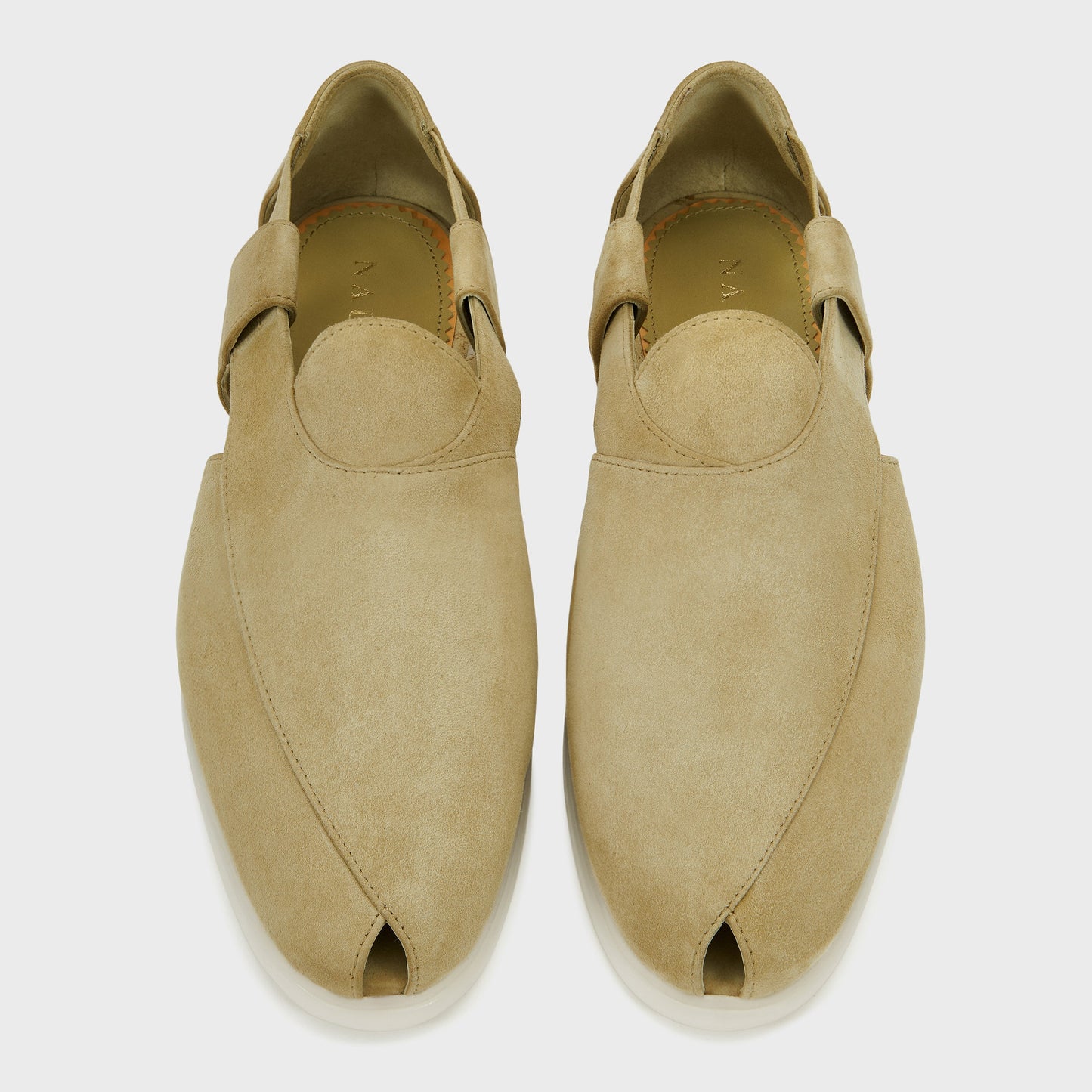 Summer Peshauri | Sage Green Suede
