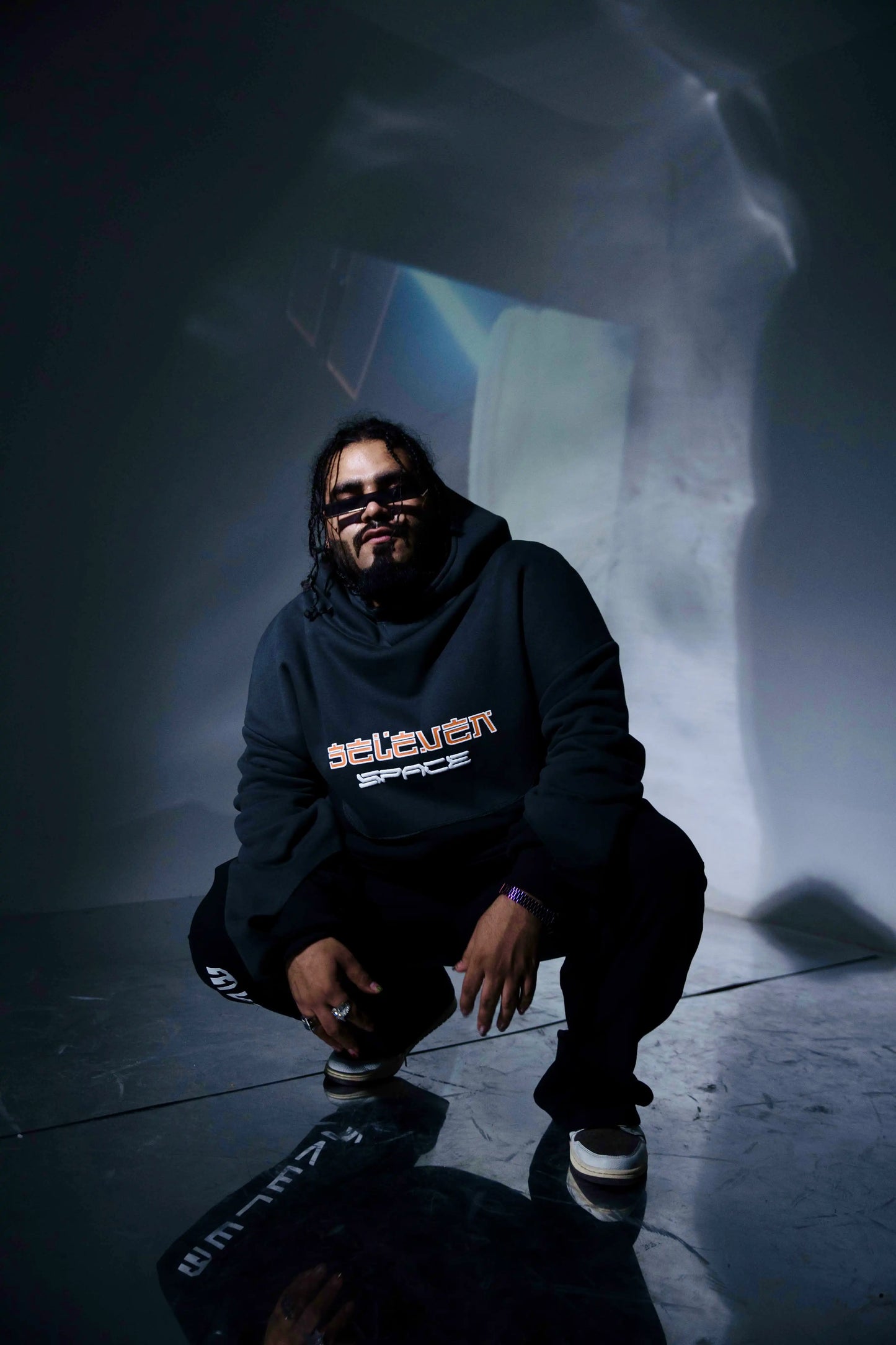 Need Space Hoodie Grey x Black