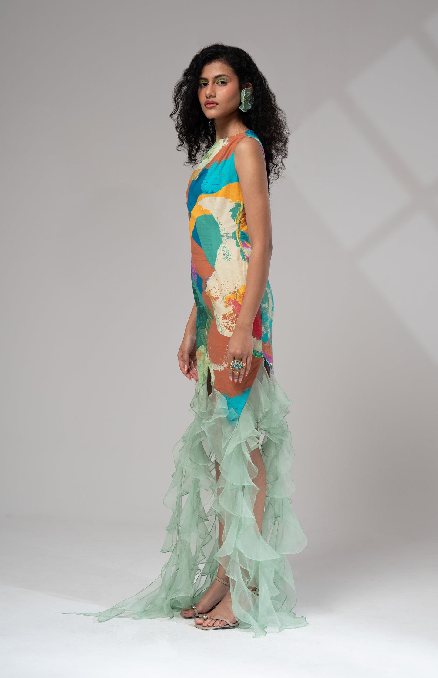 Bay Ruffled Dress