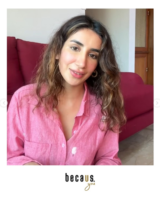 Parul Gulati in Unisex Cotton Candy Shirt