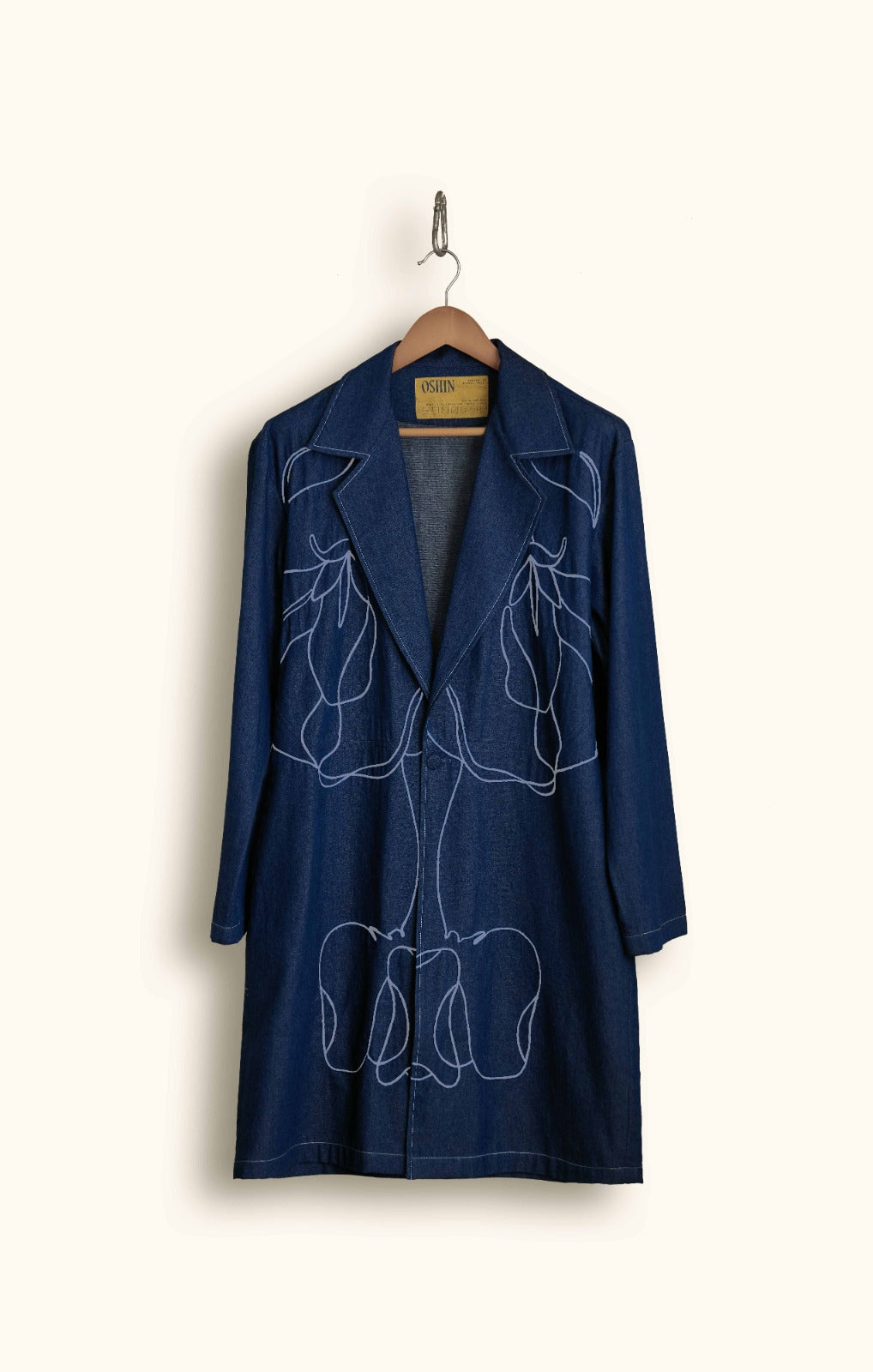 HEX PANELED DUSTER