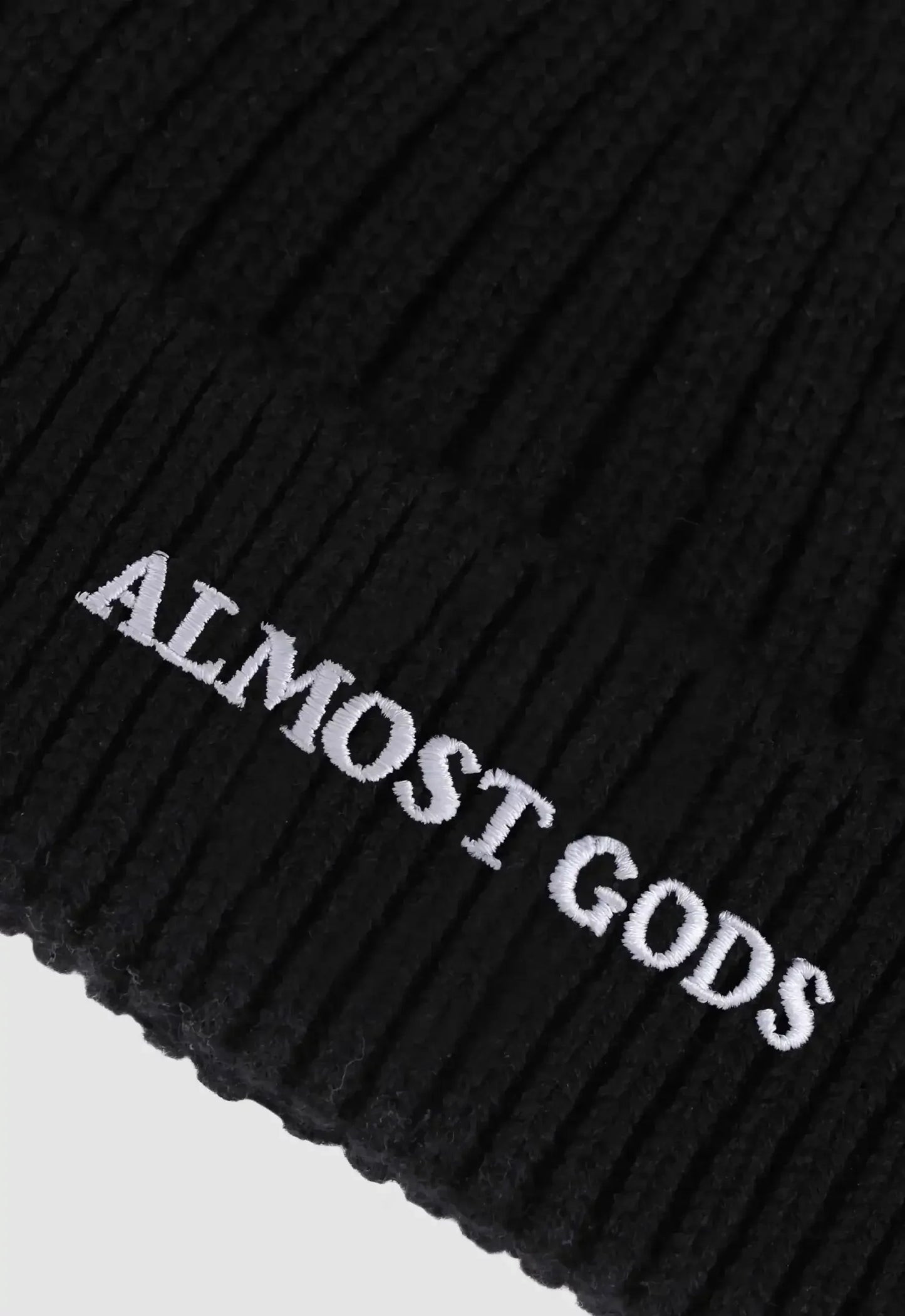 Alpha Cross Embroidered Beanie