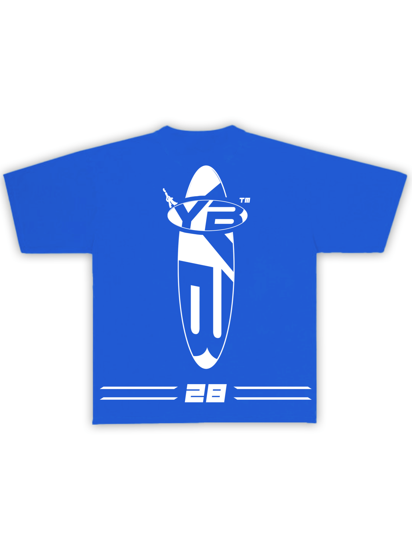 BASIC JERSEY T - SHIRT IN ROYAL BLUE - YB