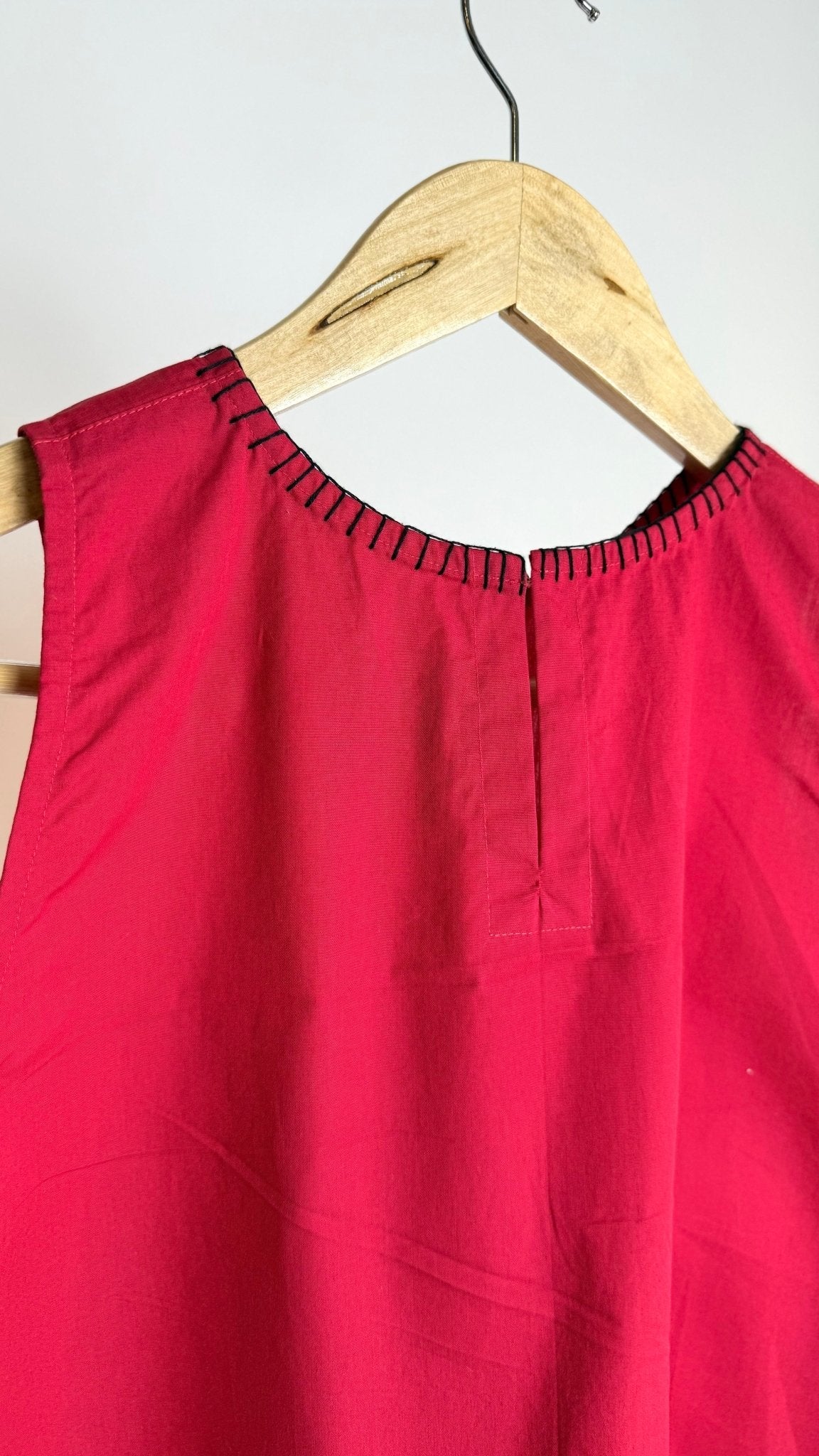 Crimson Tied Bow Knot Top - erised pret
