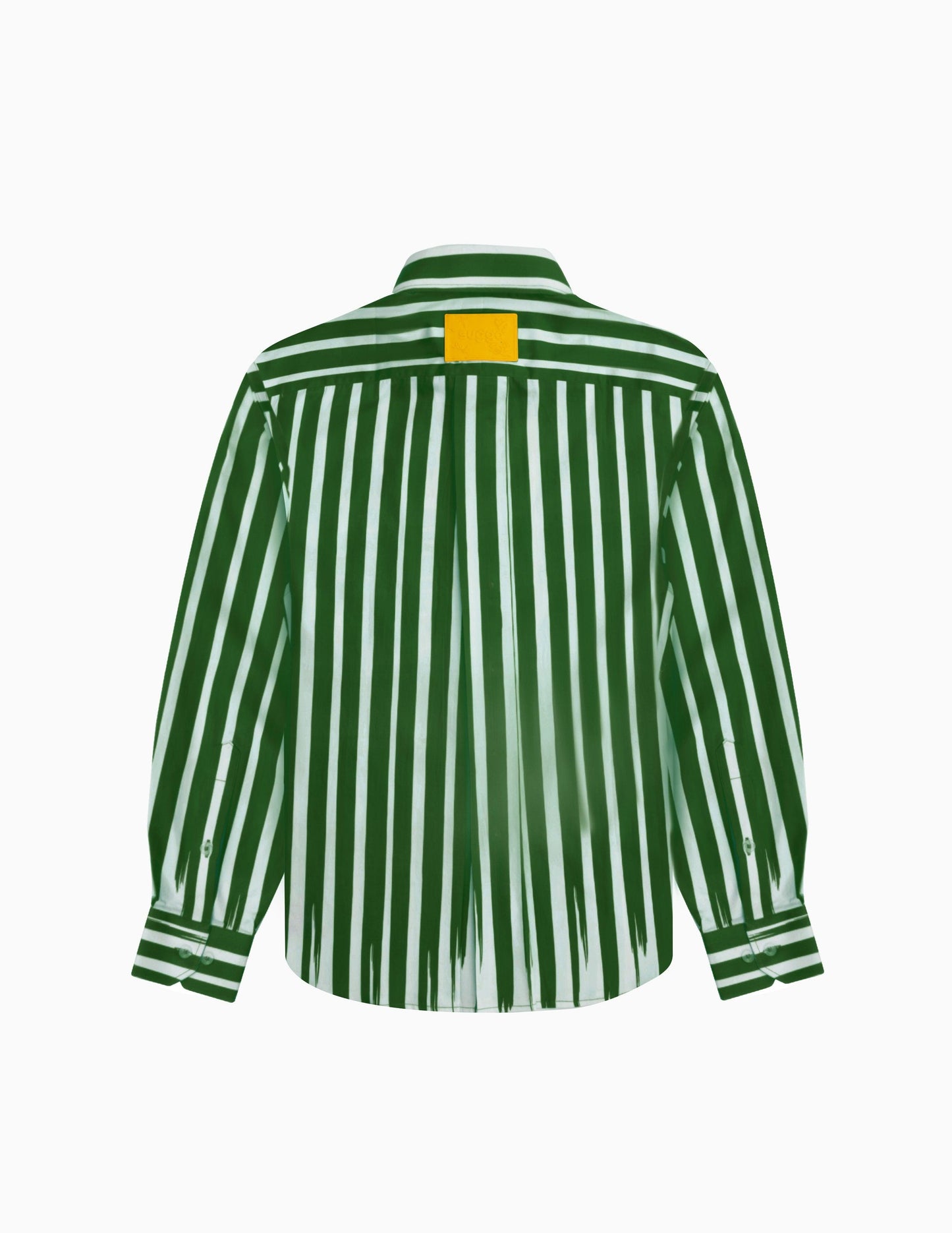 Fake Stripe Shirt In Green
