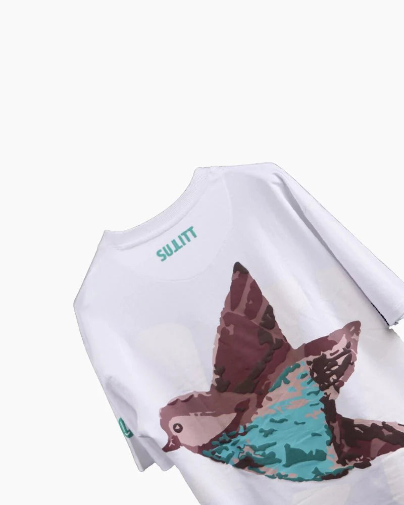 FEATHERED FRIEND OVERSIZED T - SHIRT - SULLITT