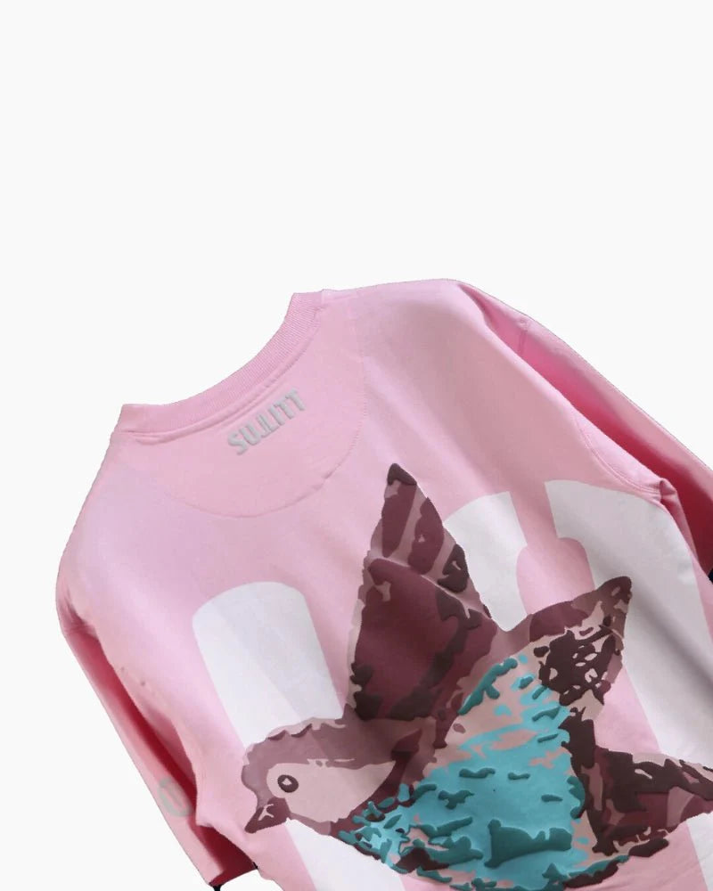 FEATHERED FRIEND OVERSIZED T - SHIRT - SULLITT