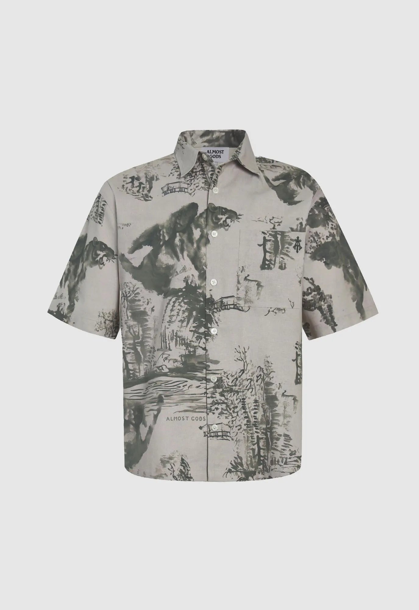 The Terrain Relaxed Shirt in Green