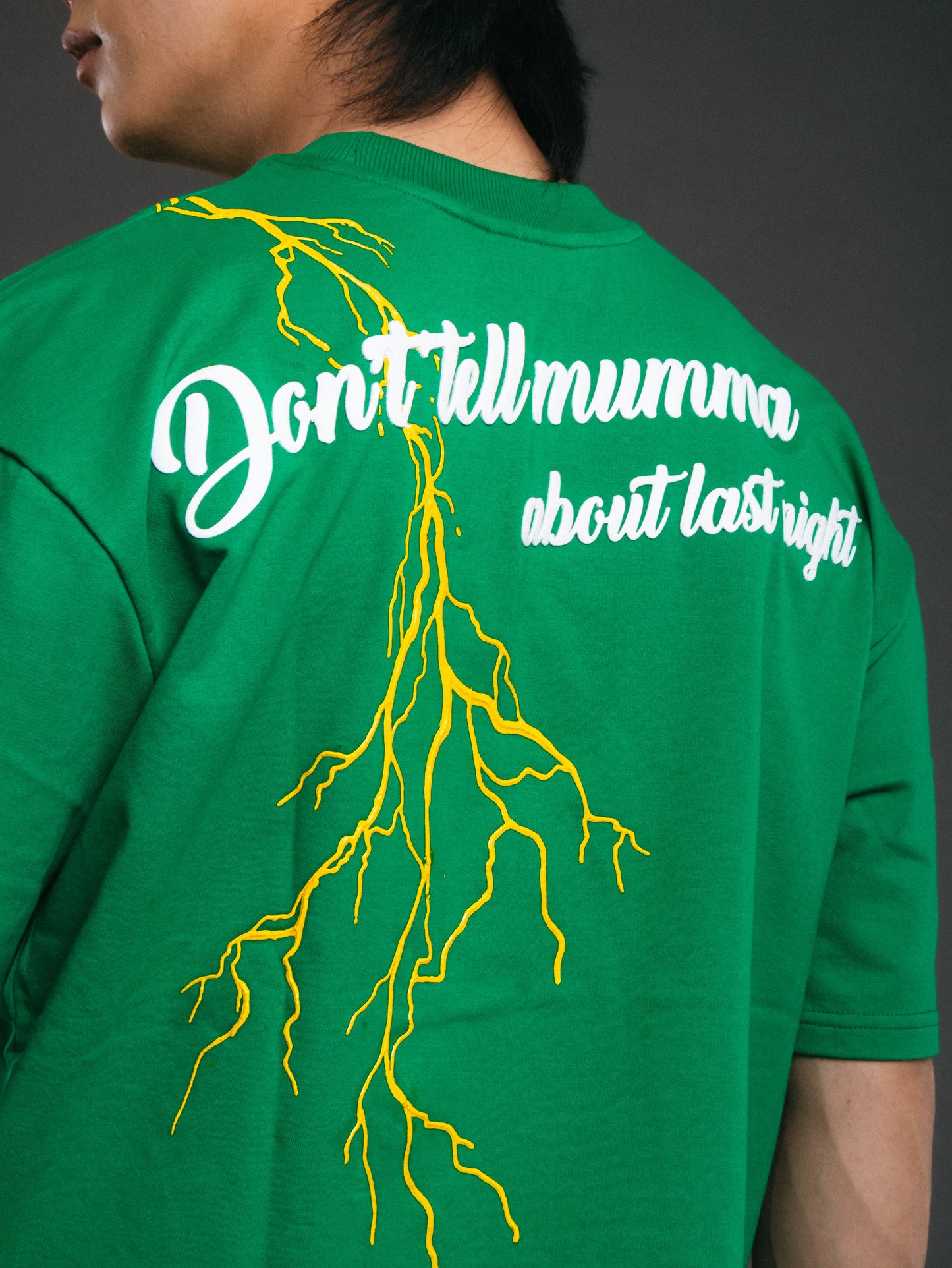 Unisex Don't Tell Mumma Green T-shirt