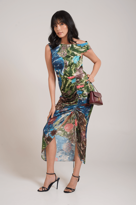 Gaia Ruched Dress - Outro Studio