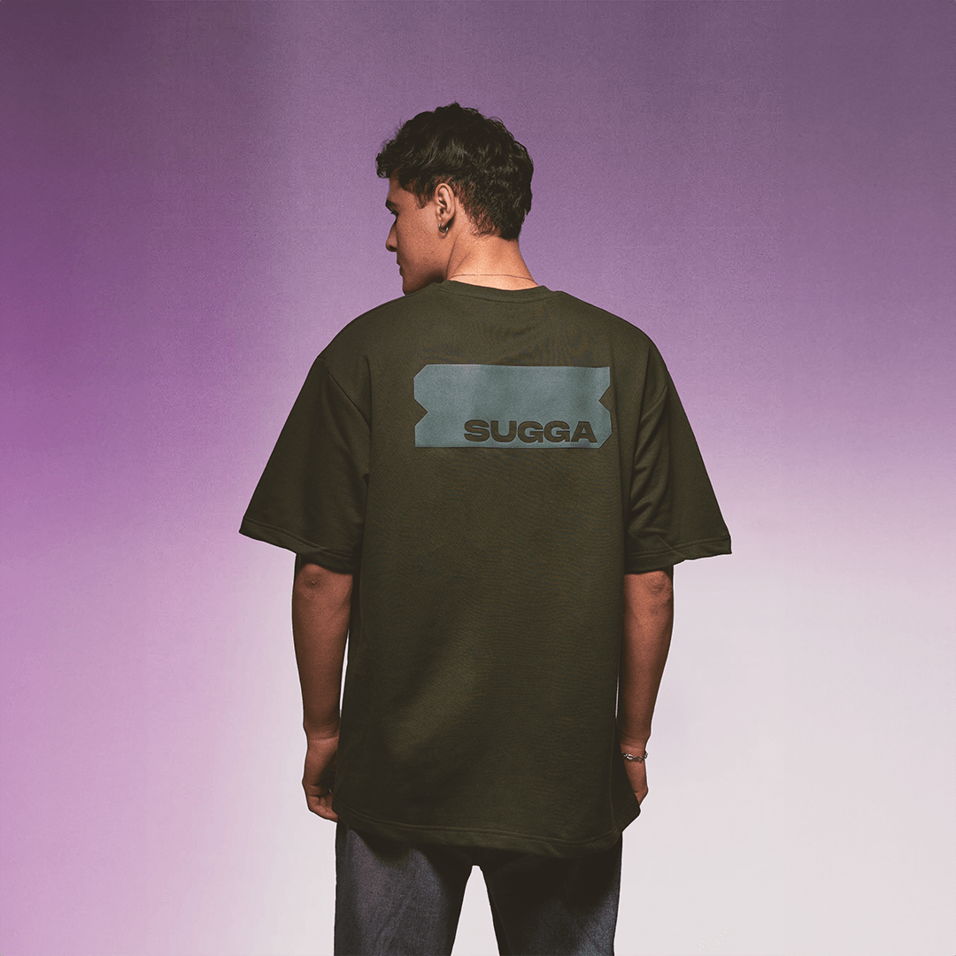 Sugga Stamp Tshirt - Olive Green