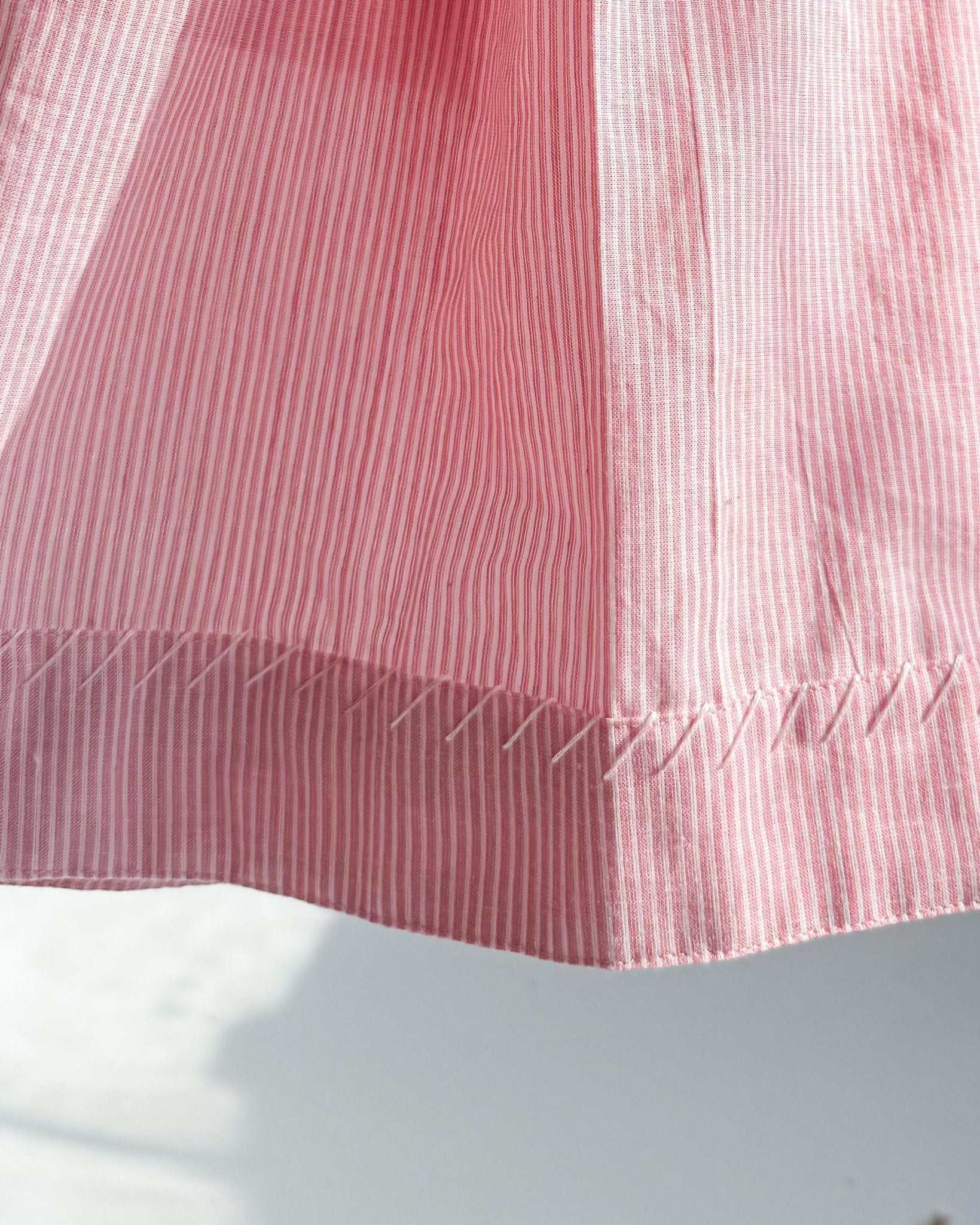 Handstitched Pinstripe Bermuda Shorts - erised pret