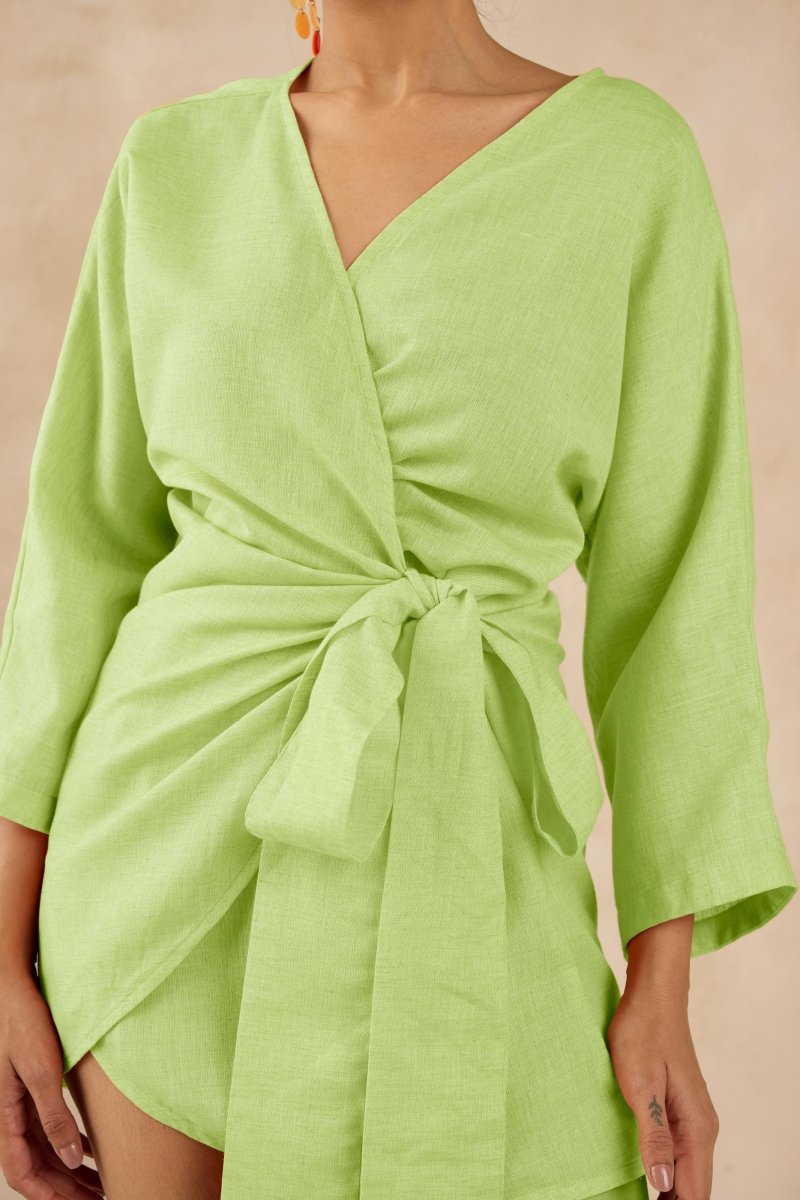 Havar dress - Green - Outro Studio
