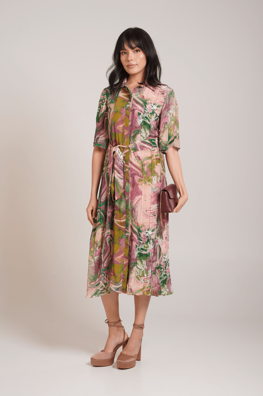 Ira Pleated Dress - Outro Studio
