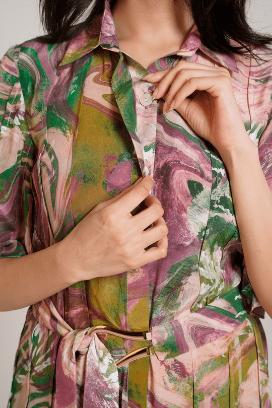 Ira Pleated Dress - Outro Studio