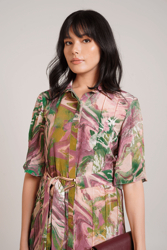 Ira Pleated Dress - Outro Studio