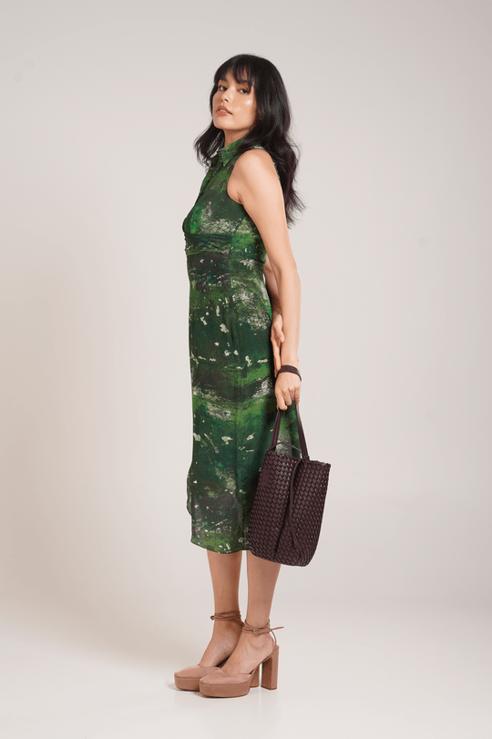 Sage Shirt Dress - Outro Studio