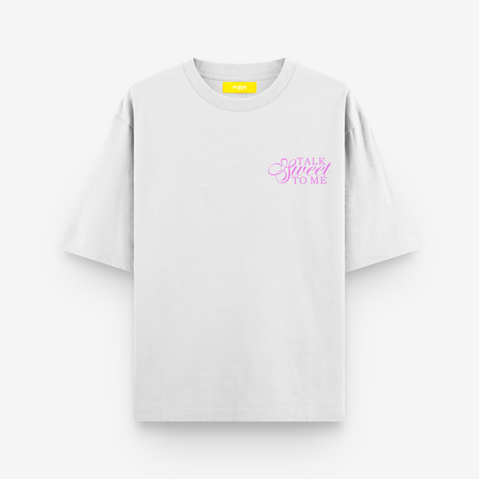 Talk Sweet To Me Tshirt In White
