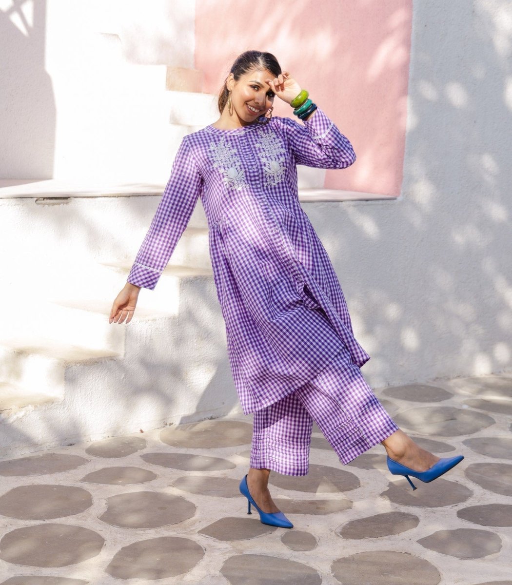Violet Cotton Co - ord Set - Outro Studio